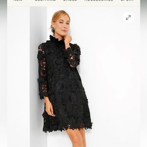 Tuckernuck black guipure lace daphne dress